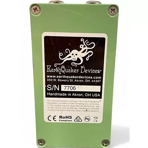 Used EarthQuaker Devices Westwood Overdrive Effect Pedal