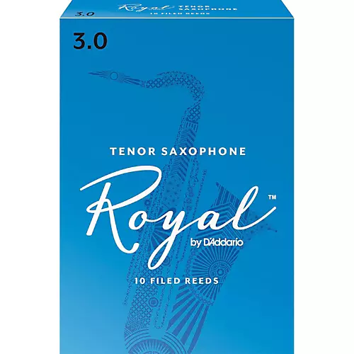 Rico Royal Tenor Saxophone Reeds, Box of 10 Strength 2