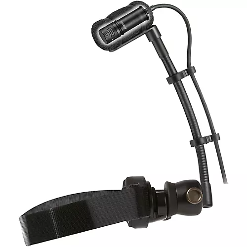 Audio-Technica ATM350W Cardioid Condenser Instrument Microphone with Woodwind Mounting System (5