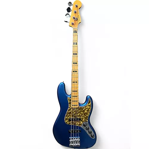 Used 2021 Fender American Ultra Jazz Bass Blue Electric Bass Guitar Blue