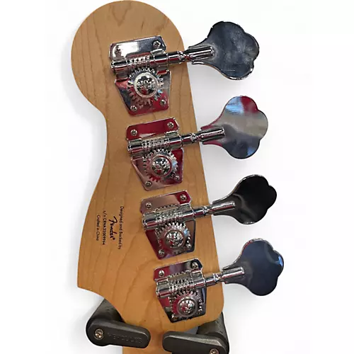 Used Squier Precision Bass Black Electric Bass Guitar Black