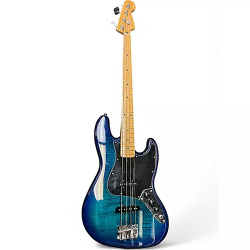 Used Fender Player Jazz Bass Blue Electric Bass Guitar Blue
