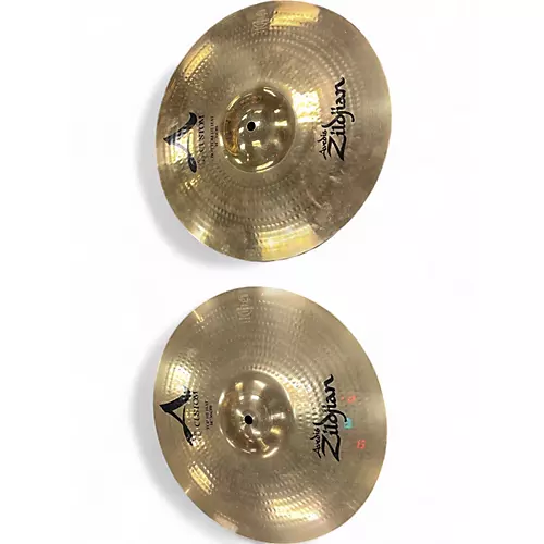Used Zildjian 14in A Custom Hi Hat Pair Cymbal 33