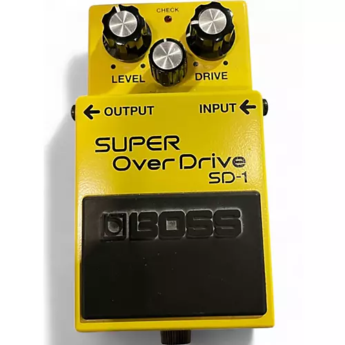Used BOSS SD1 Super Overdrive Effect Pedal