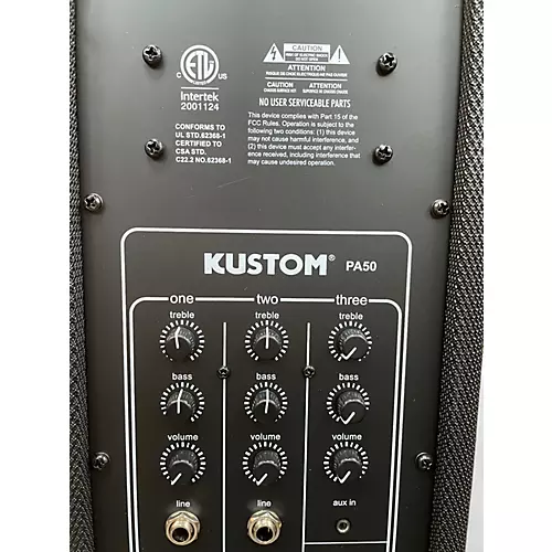Used Kustom PA50 Powered Speaker