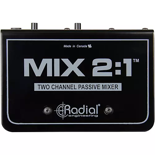 Radial Engineering MIX 2:1 Two Channel Audio Combiner & Mixer