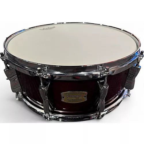 Used Yamaha 4.5X14 Stage Custom Snare Drum Red Red 5