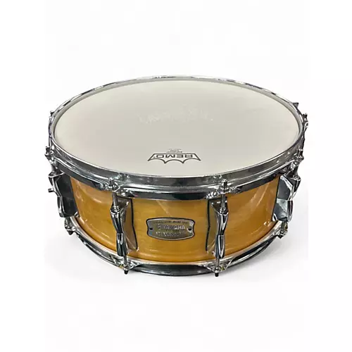Used Yamaha 5.5X14 Stage Custom Snare Natural Drum Natural 10