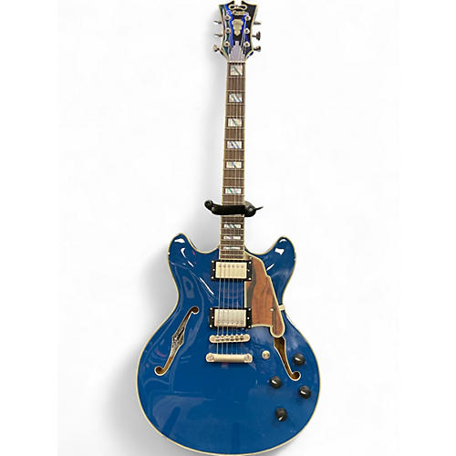 Used D'Angelico dc DELUXE Blue Hollow Body Electric Guitar Blue