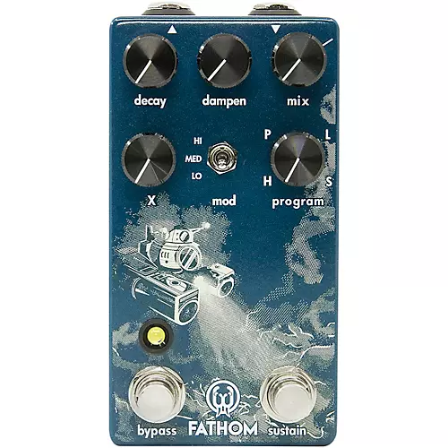 Walrus Audio Fathom Multi-Function Reverb Effects Pedal