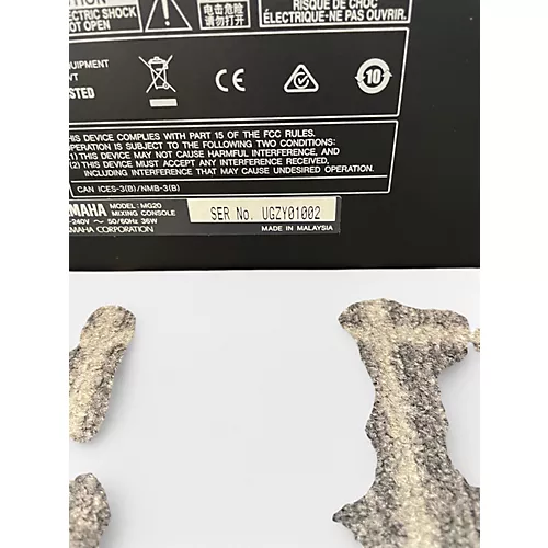 Used Yamaha mg20 Unpowered Mixer