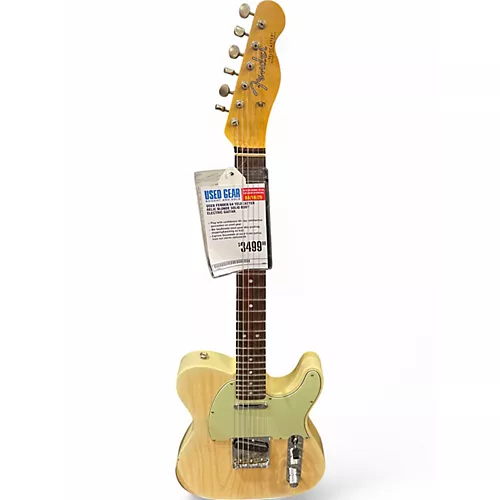 Used Fender 64 Telecaster Relic Blonde Solid Body Electric Guitar Blonde