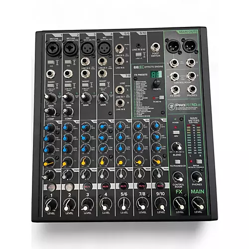 Used Mackie profx10v3 Unpowered Mixer