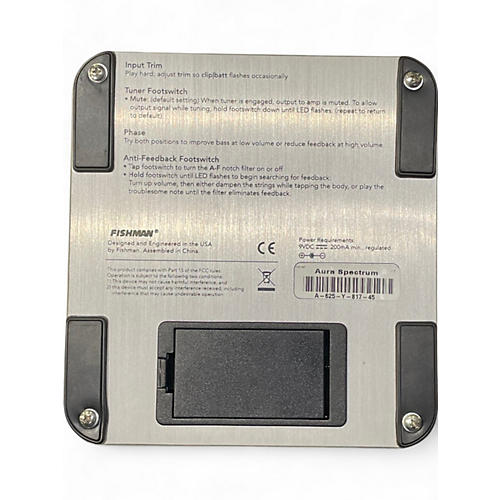 Used Fishman Aura Spectrum DI Imaging Guitar Preamp