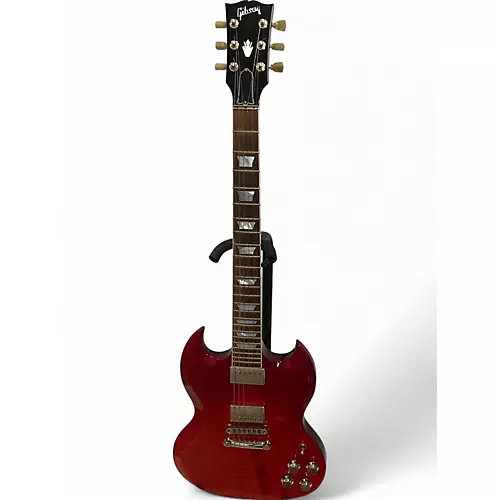 Used Gibson SG Modern Blood Orange Solid Body Electric Guitar blood orange