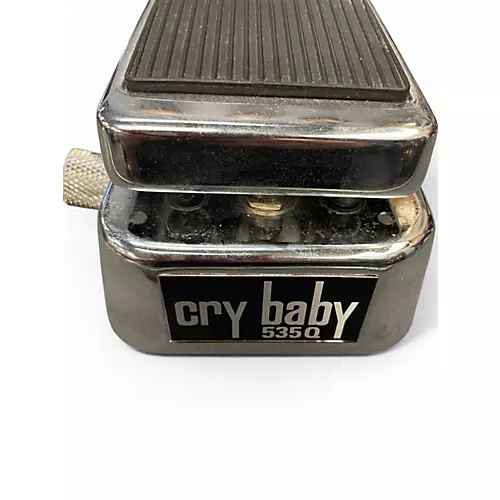 Used Dunlop 535QC Chrome Cry Baby Wah Effect Pedal