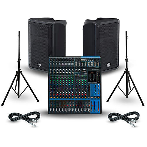 Yamaha MG16XU Mixing Console With DBR PA Package 10