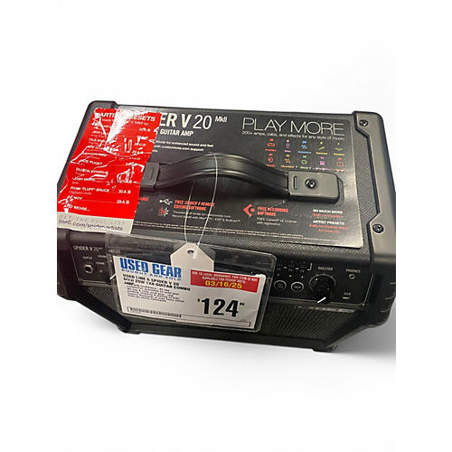 Used Line 6 Spider V 20 MkII 20w 1x8 Guitar Combo Amp