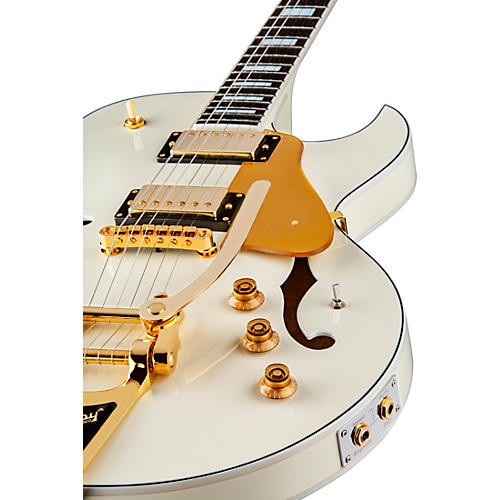 Dean Colt Semi-Hollowbody Guitar With Bigsby & Piezo Vintage White