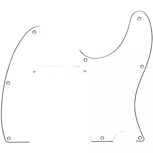 Fender 8 Hole Mount Multi Ply Telecaster Pickguards White