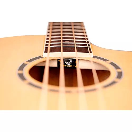 Ortega D7CE 4-String Acoustic Electric Cutaway Bass Guitar Natural