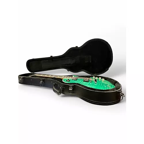 Used Gibson Les Paul Modern Green Solid Body Electric Guitar Green