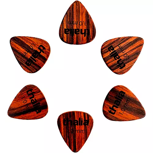 Thalia 351 Shape Rosewood Picks 1.0 mm 6 Pack