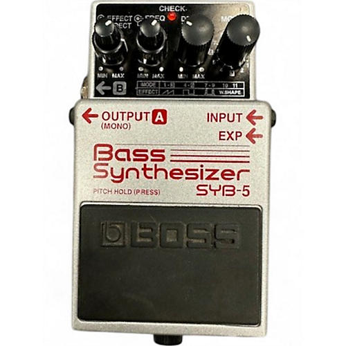 Used BOSS SYB5 Bass Synth Bass Effect Pedal