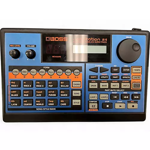 Used BOSS JS5 JAM STATION Drum Machine