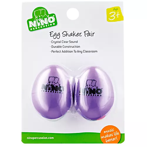 Nino Plastic Egg Shaker Pairs Red