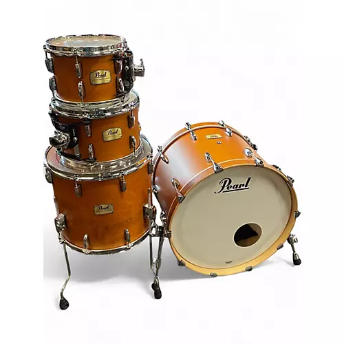 Used Pearl 4 Piece Session Studio Classic liquid amber Drum Kit liquid amber