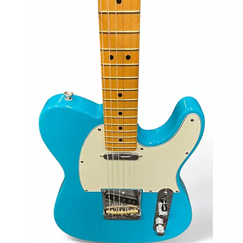 Used Fender American Professional II Telecaster miami blue Solid Body Electric Guitar miami blue