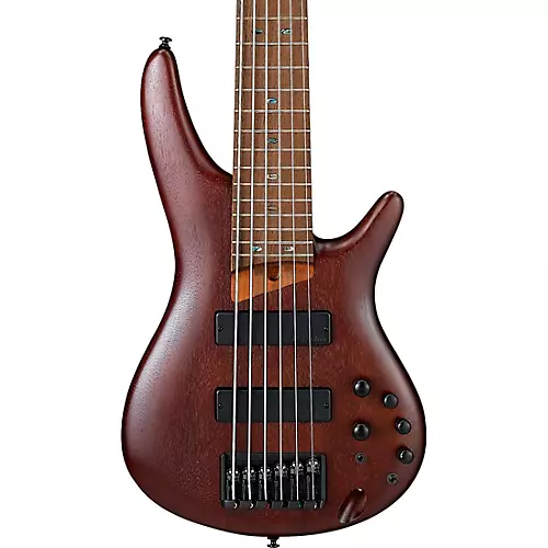 Ibanez SR506E 6-String Electric Bass Brown Mahogany