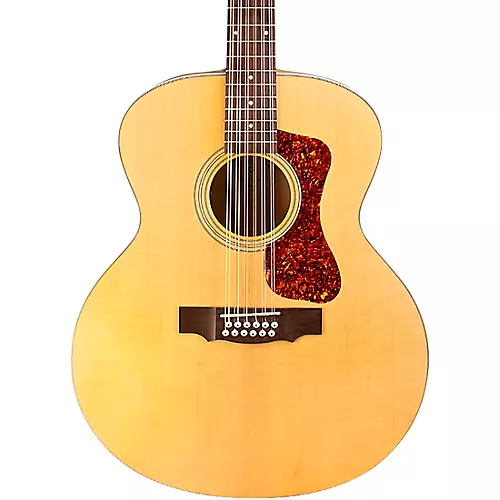 Guild F-2512E Jumbo 12-String Acoustic-Electric Guitar Natural