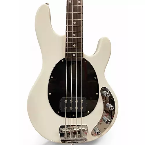Used Sterling by Music Man Ray34 White Electric Bass Guitar White