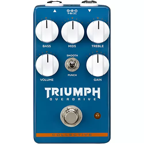 Wampler Collective Triumph Overdrive Effects Pedal Blue