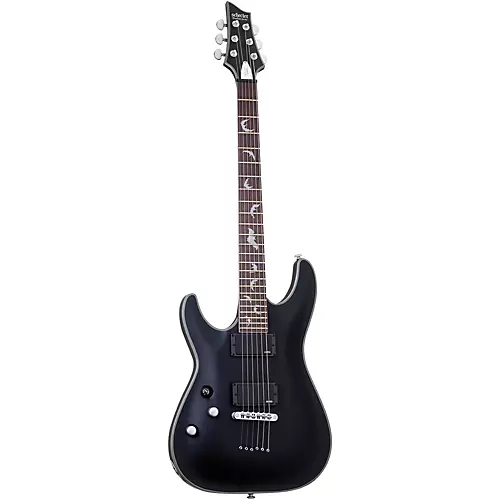 Schecter Guitar Research Damien Platinum 6 Left-Handed Electric Guitar Satin Black