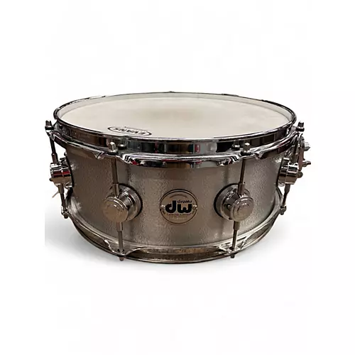 Used DW 5.5X13 Textured Aluminum Aluminum Drum Aluminum 9