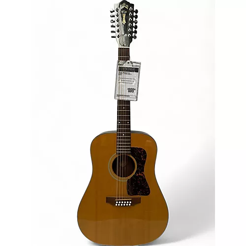 Vintage 1986 Guild F212 Natural 12 String Acoustic Guitar Natural