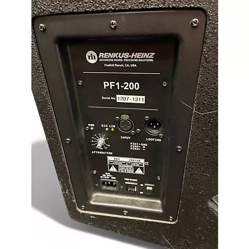 Used Renkus Heinz PF1-200 Powered Monitor