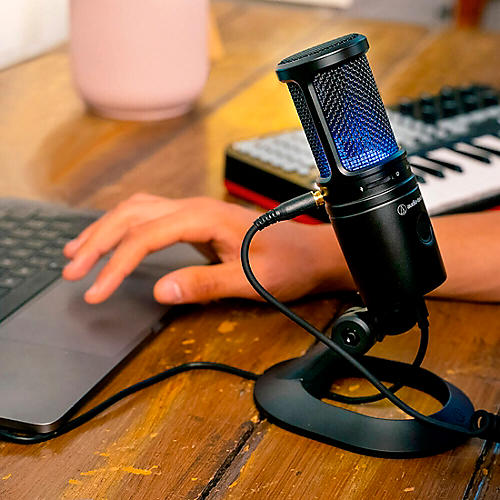 Audio-Technica AT2020USB-X Cardioid Condenser USB Microphone Black