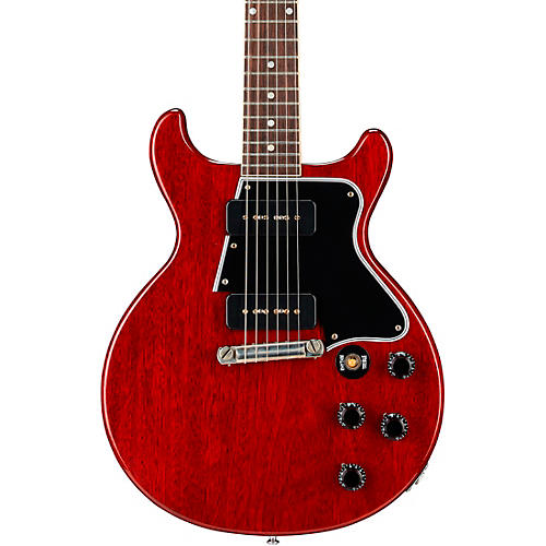 Gibson Custom 1960 Les Paul Special Double-Cut Electric Guitar VOS Cherry Red