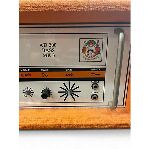 Used Orange Amplifiers AD200B 200W Tube Bass Amp Head