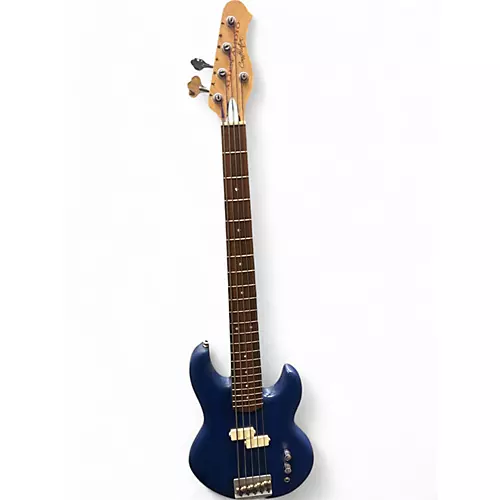 Used Alien Audio constellation 5 string Blue Electric Bass Guitar Blue