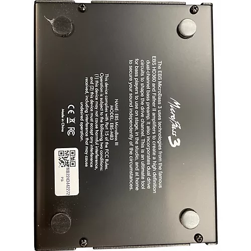 Used EBS MICROBASS 3 Bass Preamp