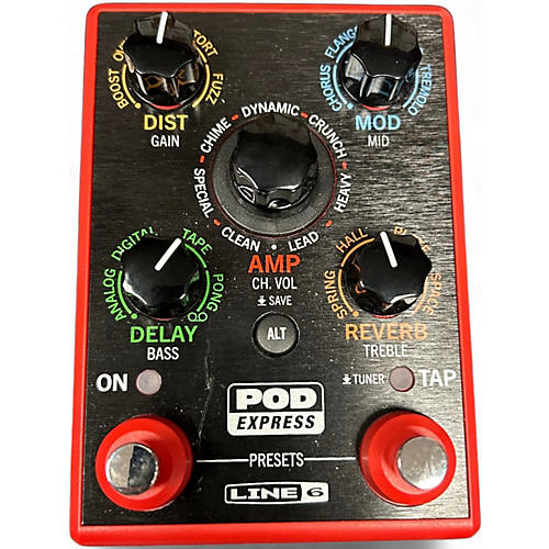 Used Line 6 Pocket Pod Express Amp Modeler Effect Processor