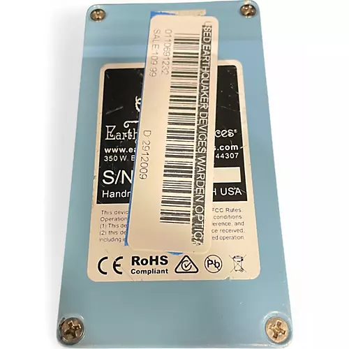 Used EarthQuaker Devices Warden Optical Compressor Effect Pedal