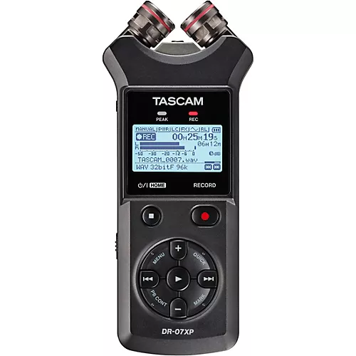 TASCAM DR-07XP 32-bit Float Audio Recorder