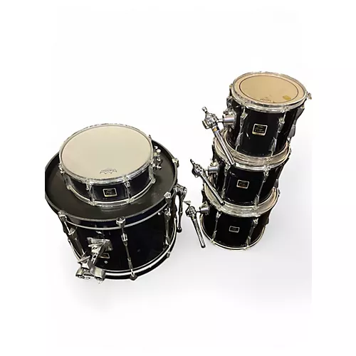 Used Yamaha 5 Piece Stage Custom Blue Drum Kit Blue