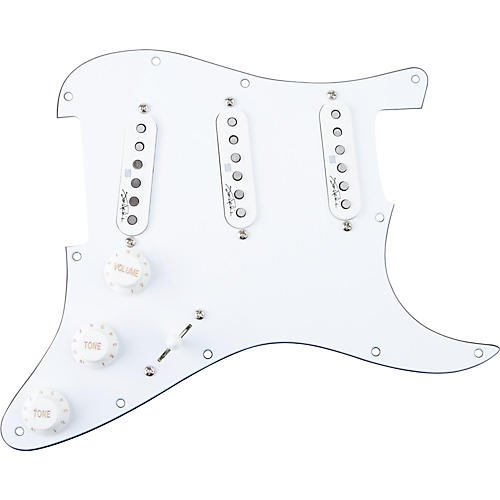 Seymour Duncan Hendrix Loaded Prewired Pickguard White